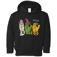 Boo Hands American Sign Language Pride Asl Halloween Witch Toddler Hoodie