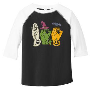 Boo Hands American Sign Language Pride Asl Halloween Witch Toddler Fine Jersey T-Shirt