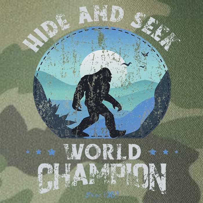 Bigfoo Hide And Seek, Bigfoot Hide And Seek Champion Legacy Tie Dye Trucker Hat