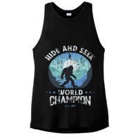 Bigfoo Hide And Seek, Bigfoot Hide And Seek Champion Ladies PosiCharge Tri-Blend Wicking Tank