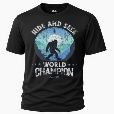 Bigfoo Hide And Seek, Bigfoot Hide And Seek Champion Cooling Performance Crew T-Shirt