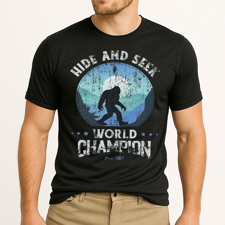 Bigfoo Hide And Seek, Bigfoot Hide And Seek Champion Performance Shirt