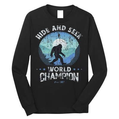 Bigfoo Hide And Seek, Bigfoot Hide And Seek Champion Long Sleeve Shirt