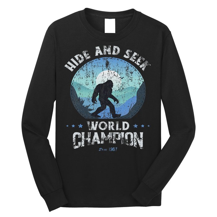 Bigfoo Hide And Seek, Bigfoot Hide And Seek Champion Long Sleeve Shirt