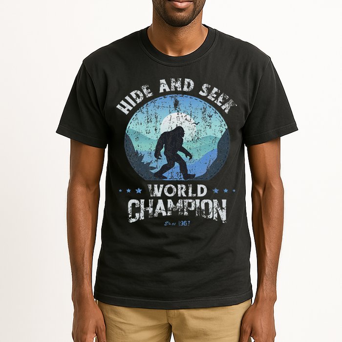 Bigfoo Hide And Seek, Bigfoot Hide And Seek Champion Tall T-Shirt