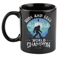 Bigfoo Hide And Seek, Bigfoot Hide And Seek Champion 11oz C Handle Ceramic Mug