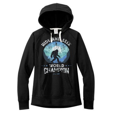 Bigfoo Hide And Seek, Bigfoot Hide And Seek Champion Women's Fleece Hoodie