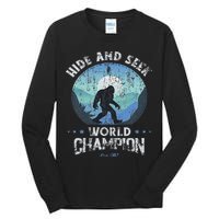 Bigfoo Hide And Seek, Bigfoot Hide And Seek Champion Tall Long Sleeve T-Shirt