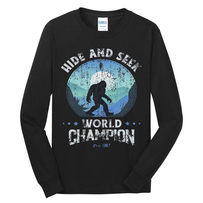 Bigfoo Hide And Seek, Bigfoot Hide And Seek Champion Tall Long Sleeve T-Shirt