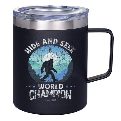 Bigfoo Hide And Seek, Bigfoot Hide And Seek Champion 12oz Stainless Steel Coffee Mug