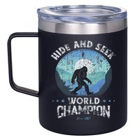 Bigfoo Hide And Seek, Bigfoot Hide And Seek Champion 12oz Stainless Steel Coffee Mug