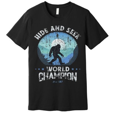 Bigfoo Hide And Seek, Bigfoot Hide And Seek Champion Premium T-Shirt
