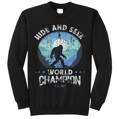 Bigfoo Hide And Seek, Bigfoot Hide And Seek Champion Tall Sweatshirt