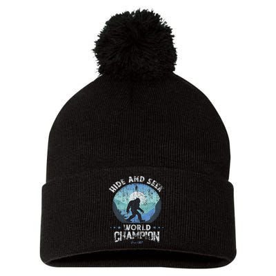 Bigfoo Hide And Seek, Bigfoot Hide And Seek Champion Pom Pom 12in Knit Beanie