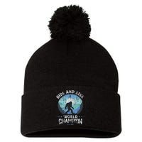 Bigfoo Hide And Seek, Bigfoot Hide And Seek Champion Pom Pom 12in Knit Beanie