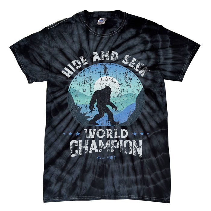 Bigfoo Hide And Seek, Bigfoot Hide And Seek Champion Tie-Dye T-Shirt