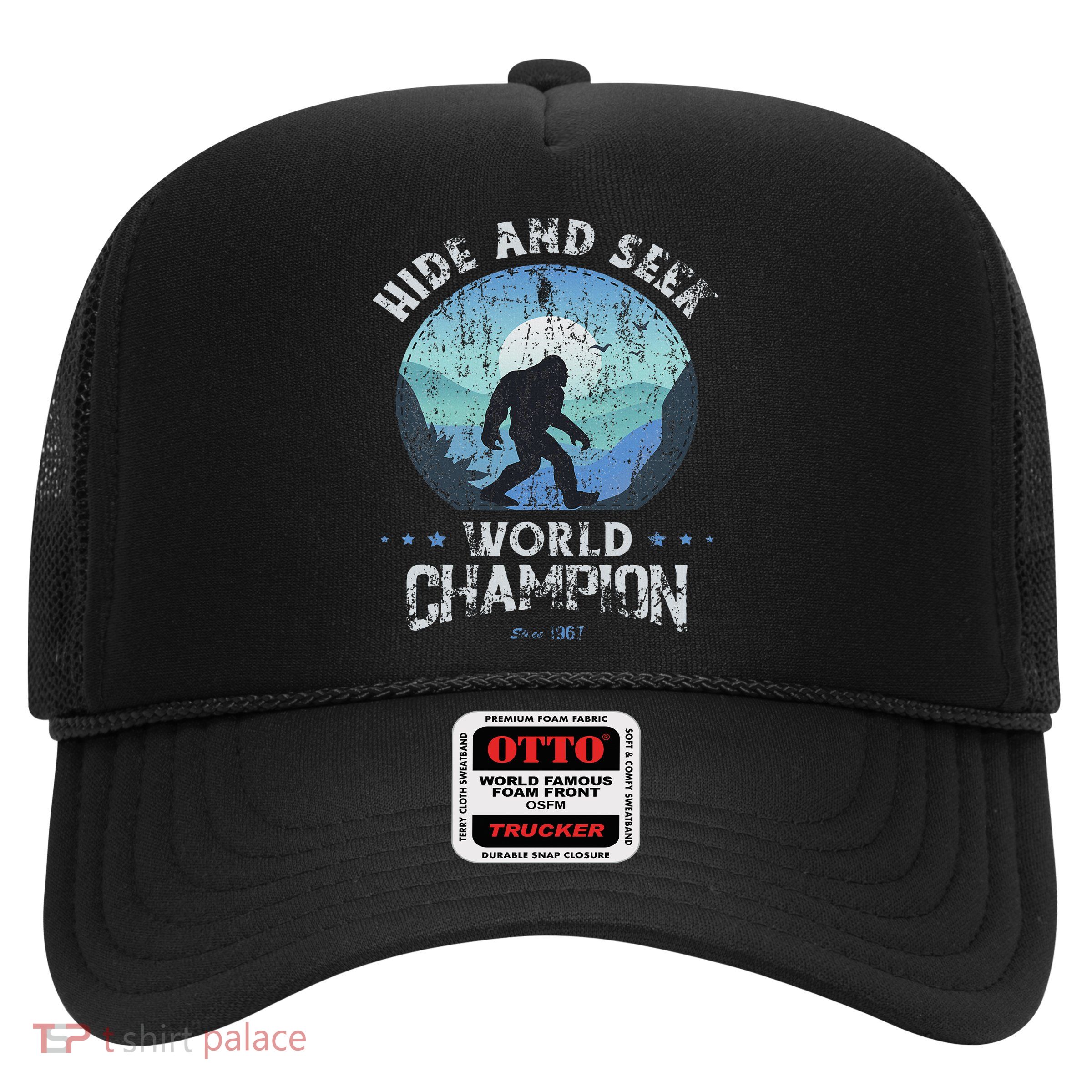 Bigfoo Hide And Seek, Bigfoot Hide And Seek Champion Trucker Hat