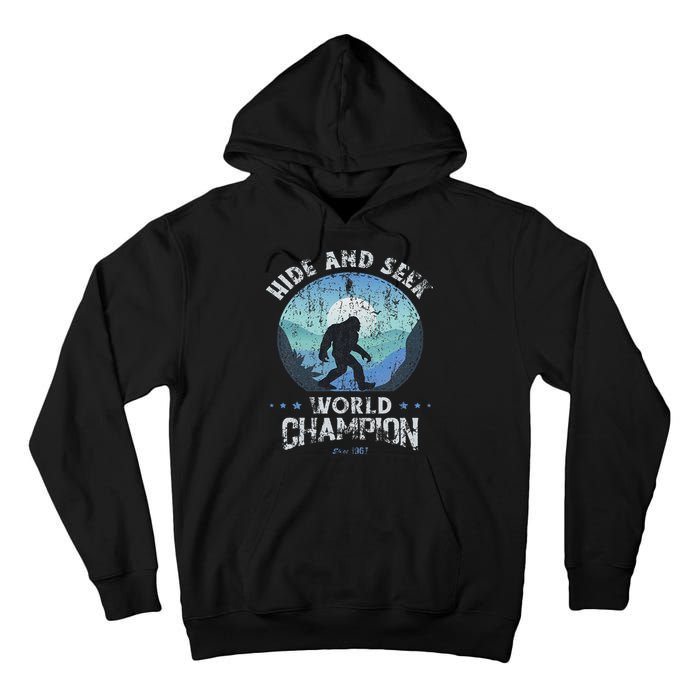 Bigfoo Hide And Seek, Bigfoot Hide And Seek Champion Tall Hoodie