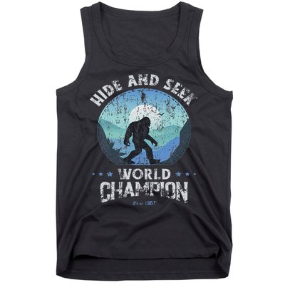 Bigfoo Hide And Seek, Bigfoot Hide And Seek Champion Tank Top