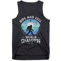Bigfoo Hide And Seek, Bigfoot Hide And Seek Champion Tank Top