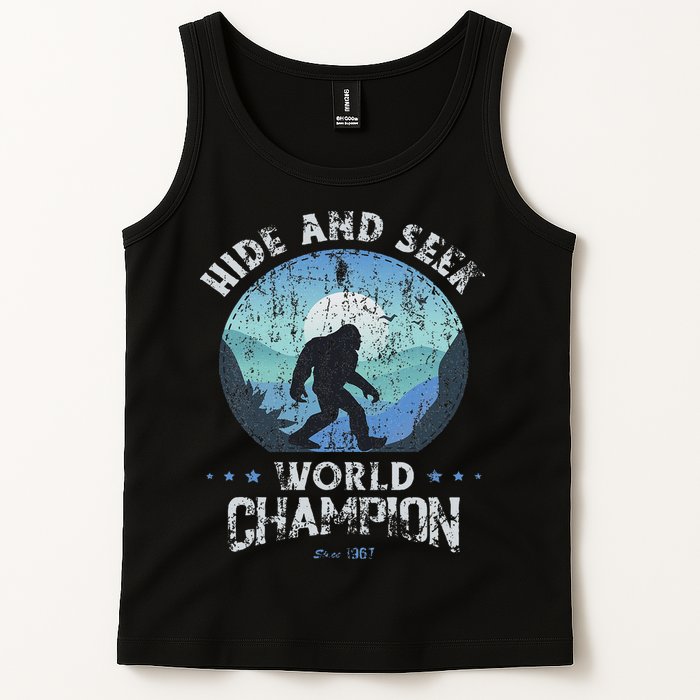 Bigfoo Hide And Seek, Bigfoot Hide And Seek Champion Tank Top