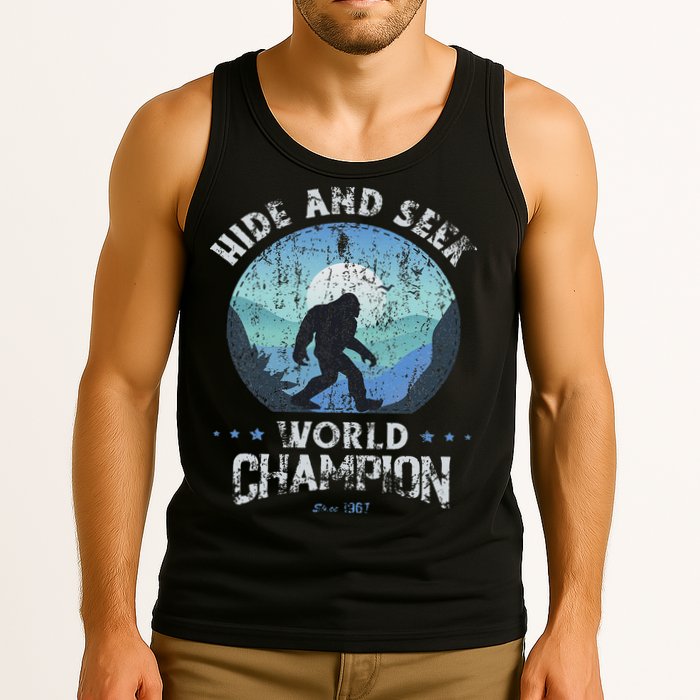Bigfoo Hide And Seek, Bigfoot Hide And Seek Champion Tank Top