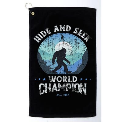 Bigfoo Hide And Seek, Bigfoot Hide And Seek Champion Golf Towel