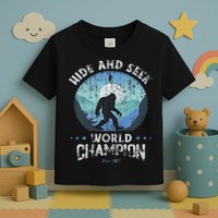 Bigfoo Hide And Seek, Bigfoot Hide And Seek Champion Toddler T-Shirt