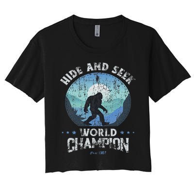 Bigfoo Hide And Seek, Bigfoot Hide And Seek Champion Crop Top