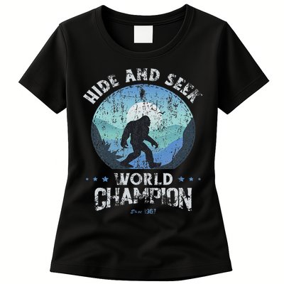Bigfoo Hide And Seek, Bigfoot Hide And Seek Champion Womens T-Shirt