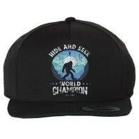 Bigfoo Hide And Seek, Bigfoot Hide And Seek Champion Wool Snapback Cap