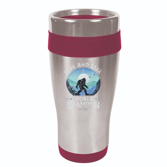 Bigfoo Hide And Seek, Bigfoot Hide And Seek Champion 16oz Travel Tumbler