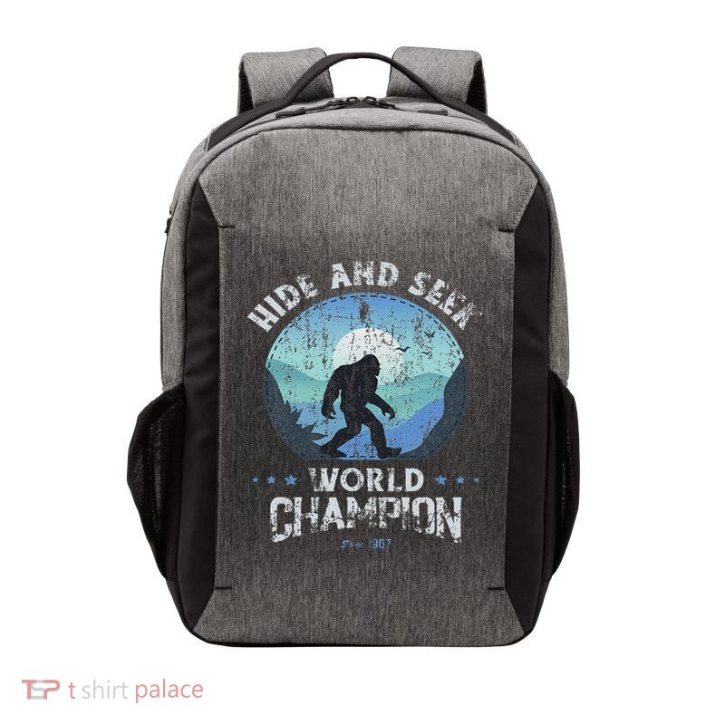 Bigfoo Hide And Seek, Bigfoot Hide And Seek Champion Vector Backpack
