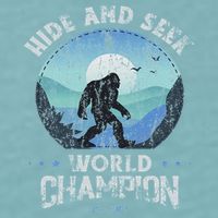 Bigfoo Hide And Seek, Bigfoot Hide And Seek Champion Sueded Cloud Jersey T-Shirt