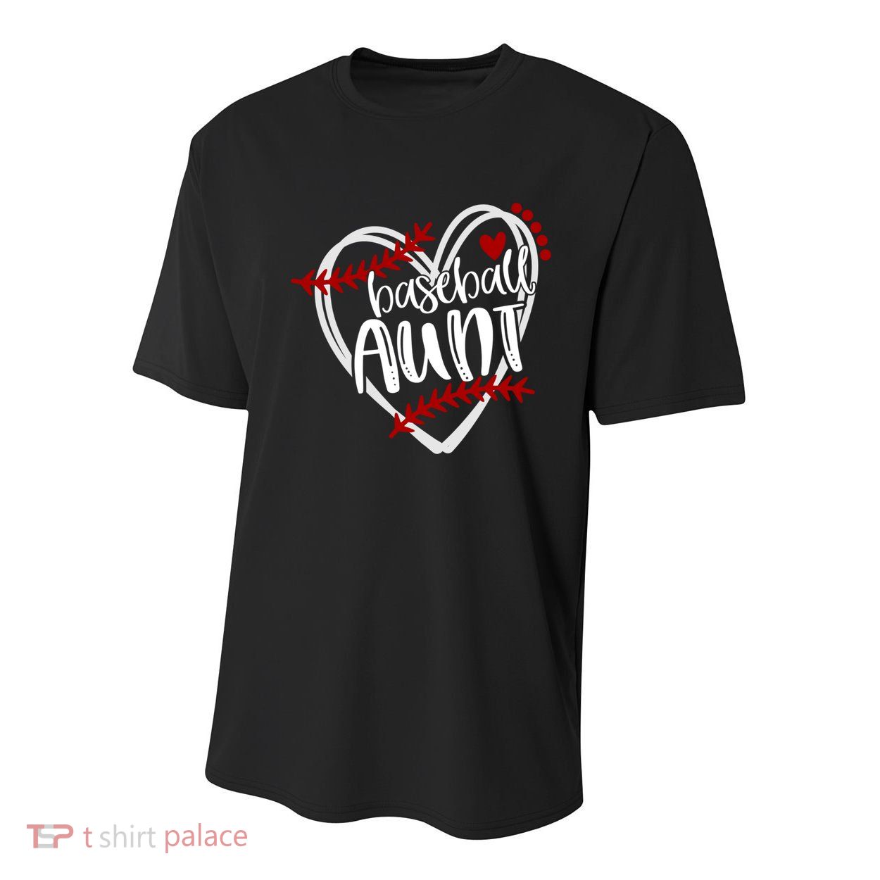 Baseball Heart Aun Auntie Gift Trendy Gift Youth Performance Sprint T-Shirt