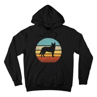 Blue Heeler Australian Cattle Dog Retro Vintage 70s Sunset Hoodie