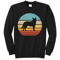 Blue Heeler Australian Cattle Dog Retro Vintage 70s Sunset Sweatshirt