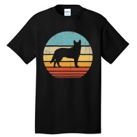 Blue Heeler Australian Cattle Dog Retro Vintage 70s Sunset Tall T-Shirt