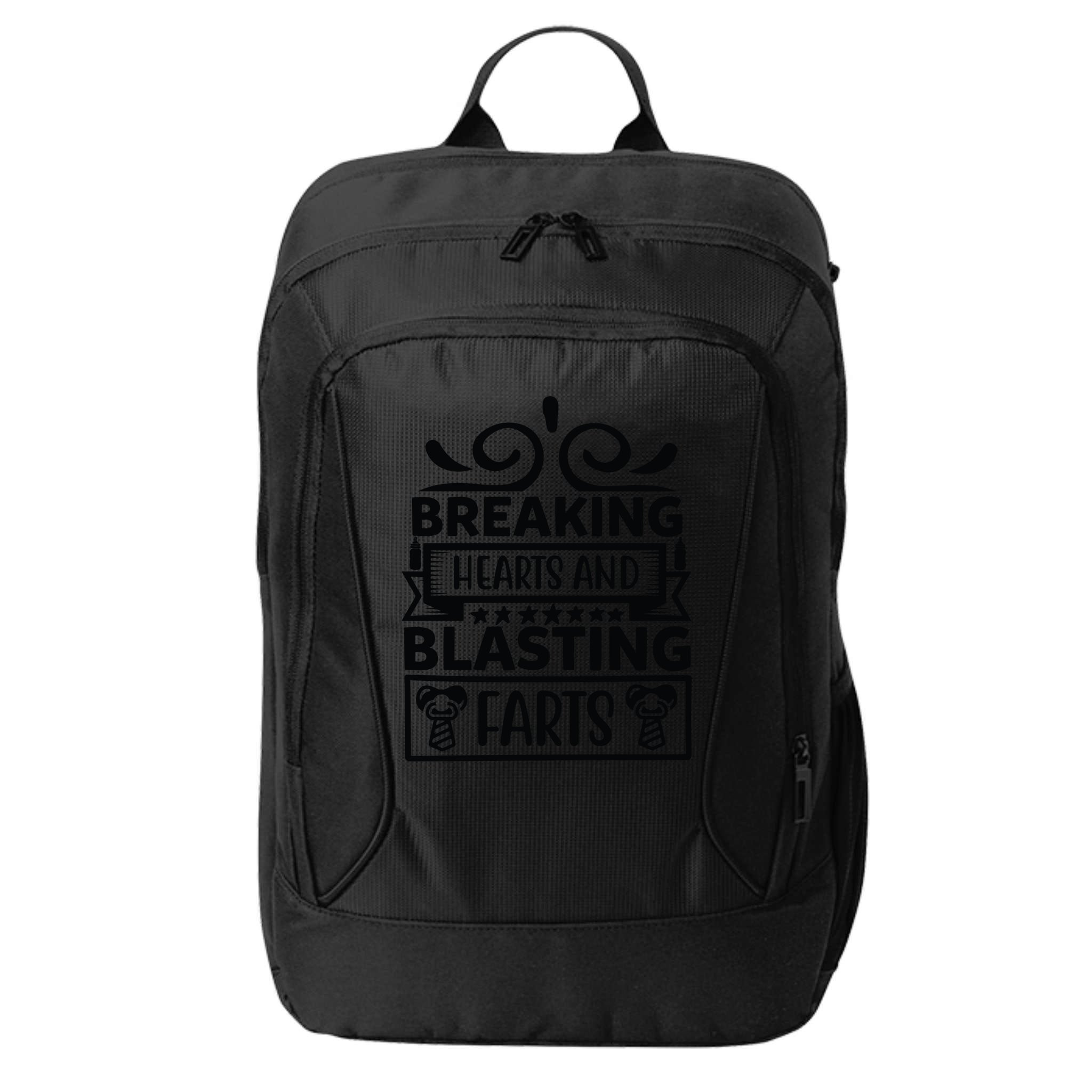 Breaking Hearts And Blasting Farts City Backpack