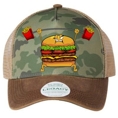 Best Hamburger Art Cheeseburger Fast Food Lovers Legacy Tie Dye Trucker Hat