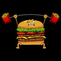 Best Hamburger Art Cheeseburger Fast Food Lovers Cooling Performance Crew T-Shirt