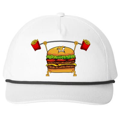 Best Hamburger Art Cheeseburger Fast Food Lovers Snapback Five-Panel Rope Hat