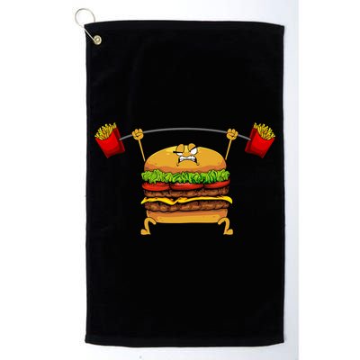 Best Hamburger Art Cheeseburger Fast Food Lovers Golf Towel
