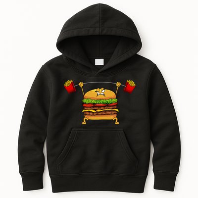 Best Hamburger Art Cheeseburger Fast Food Lovers Kids Hoodie