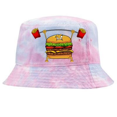 Best Hamburger Art Cheeseburger Fast Food Lovers Tie-Dyed Bucket Hat