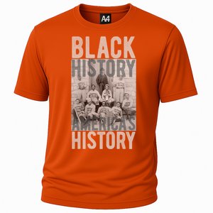 Black History America's History Historical Baseball Team Gift Cooling Performance Crew T-Shirt