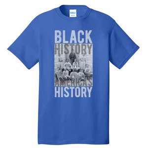 Black History America's History Historical Baseball Team Gift Tall T-Shirt