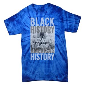 Black History America's History Historical Baseball Team Gift Tie-Dye T-Shirt