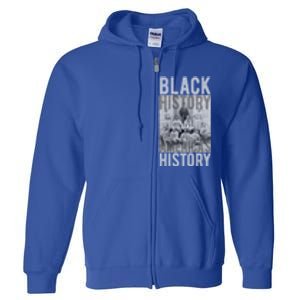 Black History America's History Historical Baseball Team Gift Full Zip Hoodie