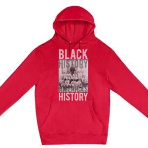 Black History America's History Historical Baseball Team Gift Premium Pullover Hoodie